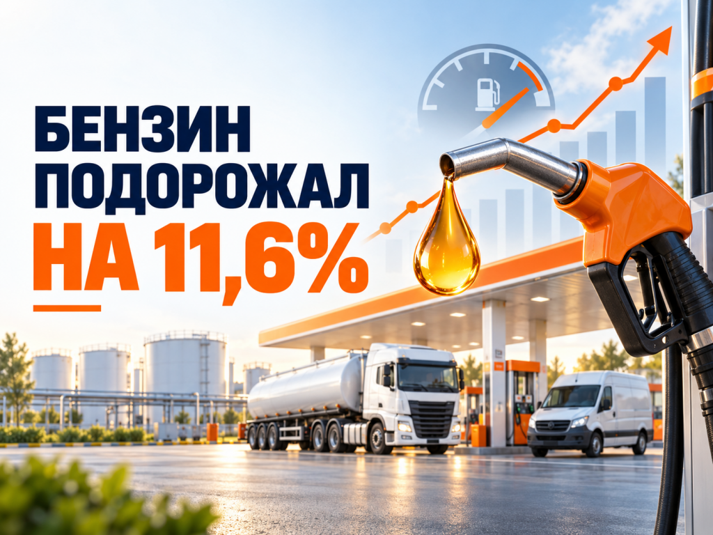 Бензин подорожал на 11,6%: причины и прогноз
